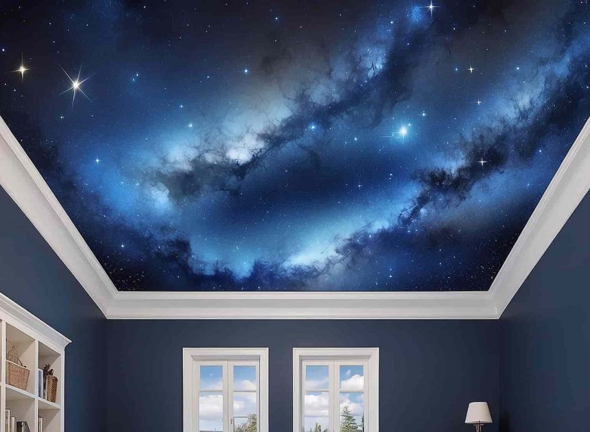 Потолки с фотопечатью: современные идеи дизайна и оформления 2025